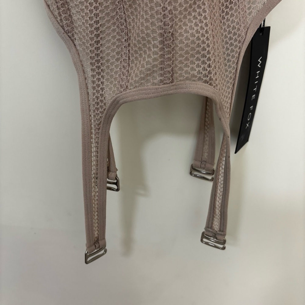*New* White Fox Enlighten me Bustier taupe size Medium - Picture 10 of 13